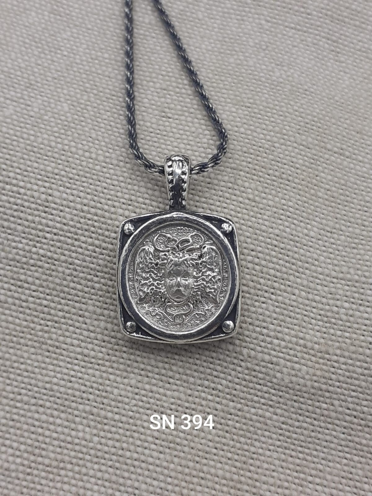 Fabulous Silver Medusa pendant