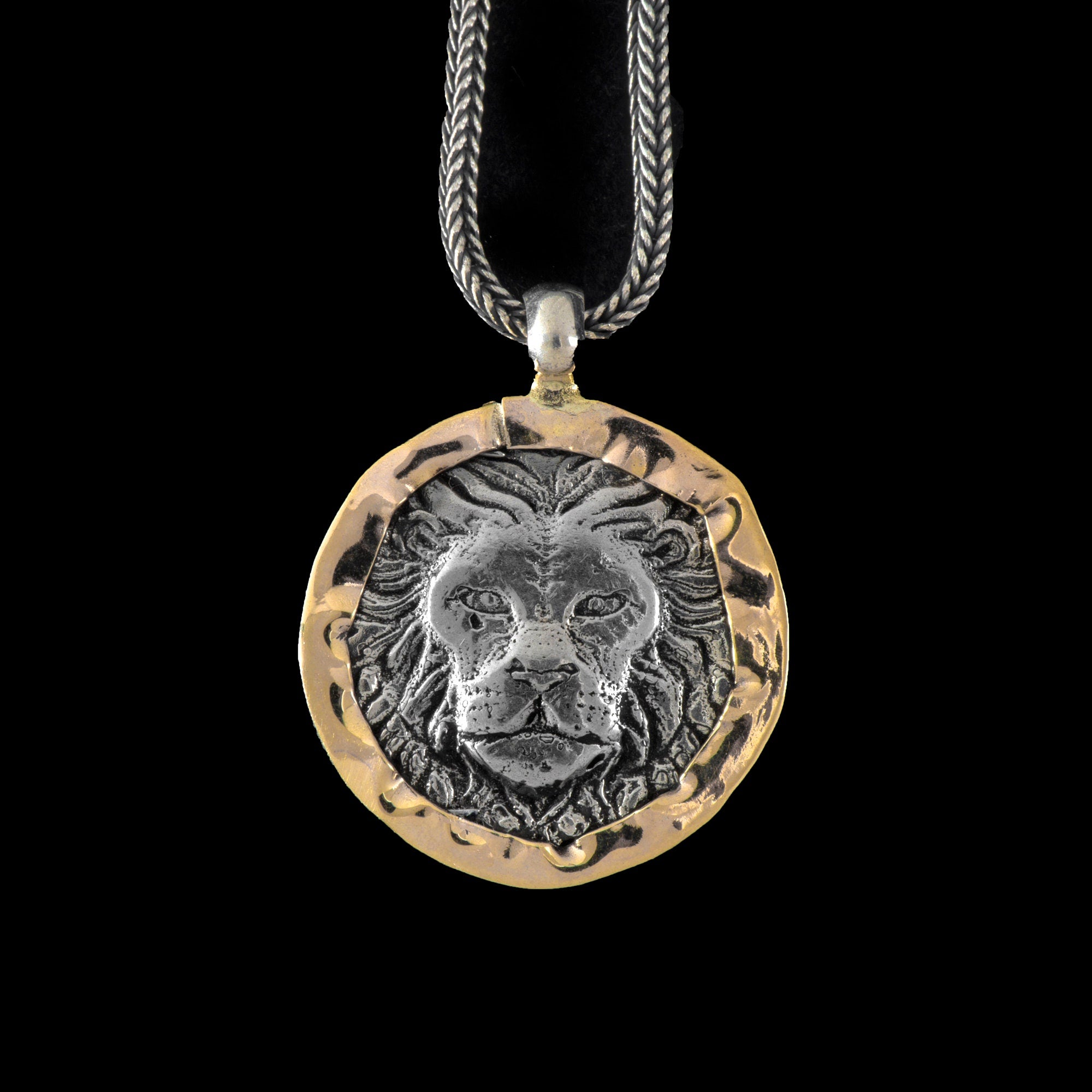 Best selling Lion of Judah pendant with Gold frame