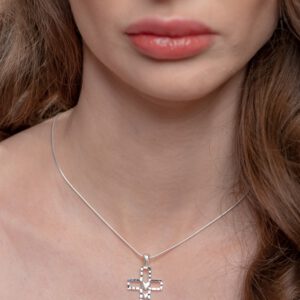 Evia's Silver jewelry Cross pendant