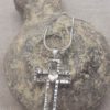 Silver Heart Cross