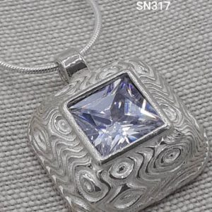 CZ Silver pendant