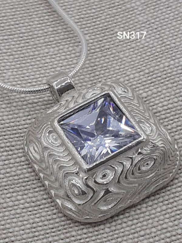 CZ Silver pendant