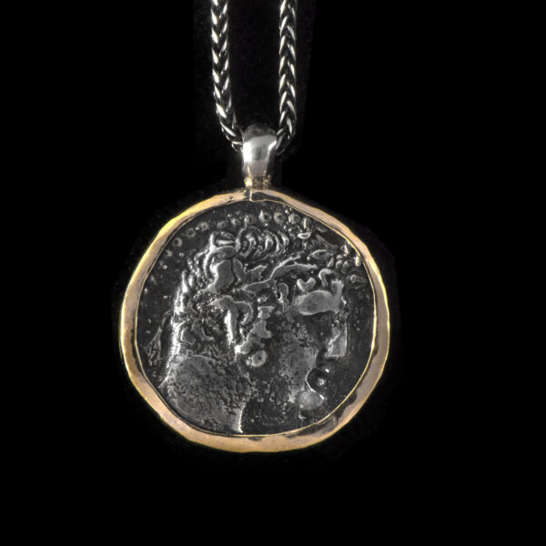 Hand Crafted Tyrian Shekel Coin Pendant