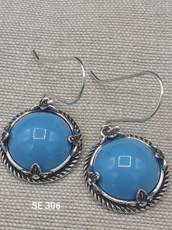 925 Sterling Silver & Turquoise earrings