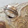 Designer spinner ring