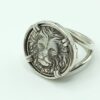 Silver lion ring